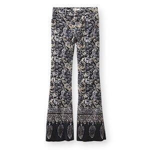 FREE PEOPLE Women’s New Delhi Border Flare Corduroy Pants Size 28